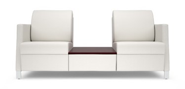 #L40TB25 Odeon Two Seater with Split Seat & Table