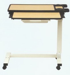 A90-4950-31E Executive II Split Top Pneumatic Overbed Table