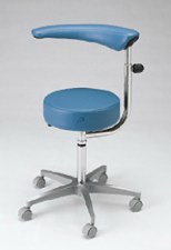 Pedigo Hand Activated Stool with procedure rest