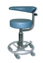Pedigo P-6000 Hydraulic Surgeon Stool with Procedure Rest