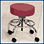 Clinton Stool with carpet casters