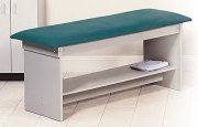 Clinton Exam Table with full length shelf 