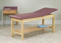 Classic Line treatment table with hardwood legs