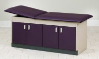 Cabinet style treatment table
