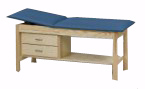 Classic Line treatment table with hardwood legs,