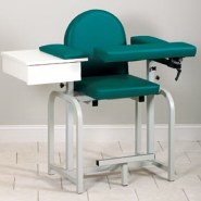 Clinton 6022 Extra Tall Blood Draw Chair