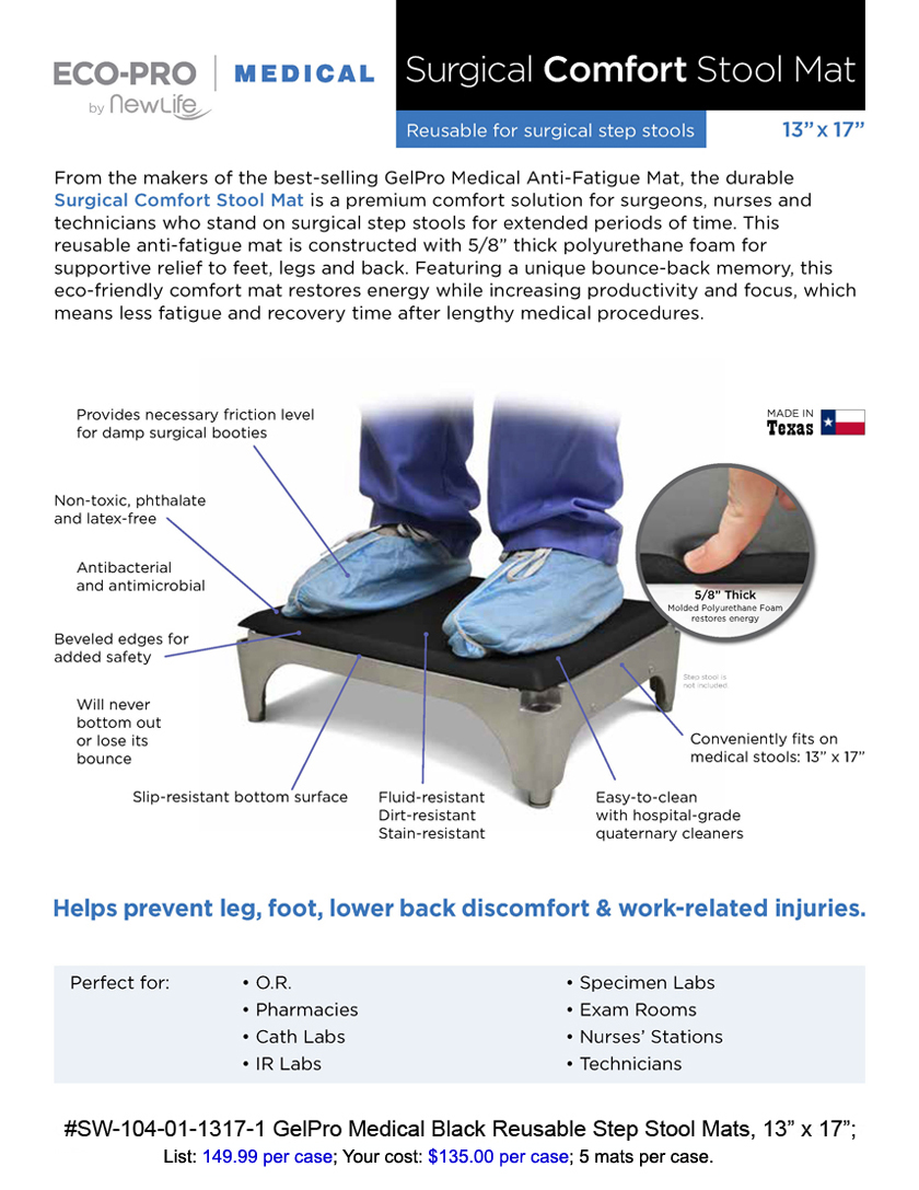 Surgical Floor Mats Surgery Floor Mats Anti Fatigue Surgical Floor Mats Sw Med Source