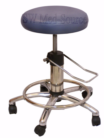 Foot Pedal Lab Stool